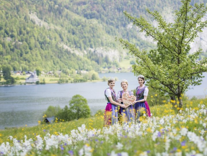 Die Wetterprognosen sagen für den Festsonntag des Narzissenfestes warmes und sonniges Wetter voraus. Die frisch gebackenen Narzissenhoheiten werden ziemlich sicher vom Regen verschont bleiben. Foto: Martin Baumgartner/narzissenfest.at (frei)